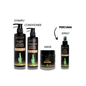 Rosemary Organic Series | Set Rawatan Pemulihan Rambut Rosemary