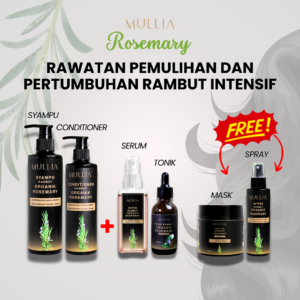 Set Pemulihan Rambut Organik | Rosemary 6 Products