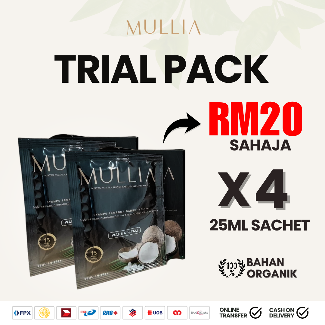 Syampu Uban Trial Pack Sachet (4 x25ml)